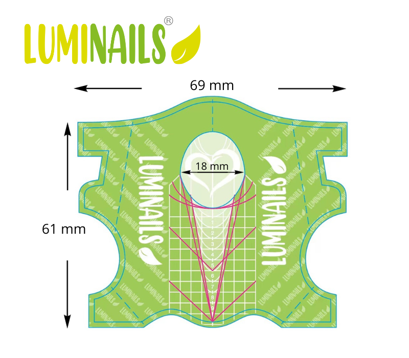 Nail Form LUMINAILS Cartine 134gr