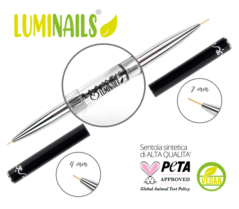 Pennello Dual Acrygel – LUMINAILS di Grassi Giorgia