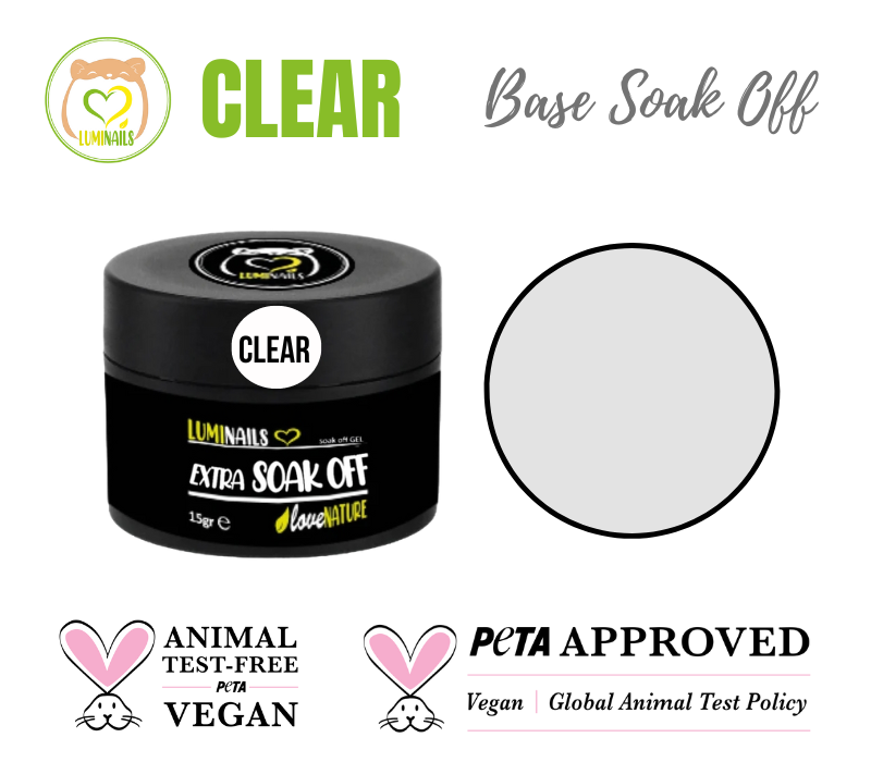 EXTRA Soak Off CLEAR 15gr
