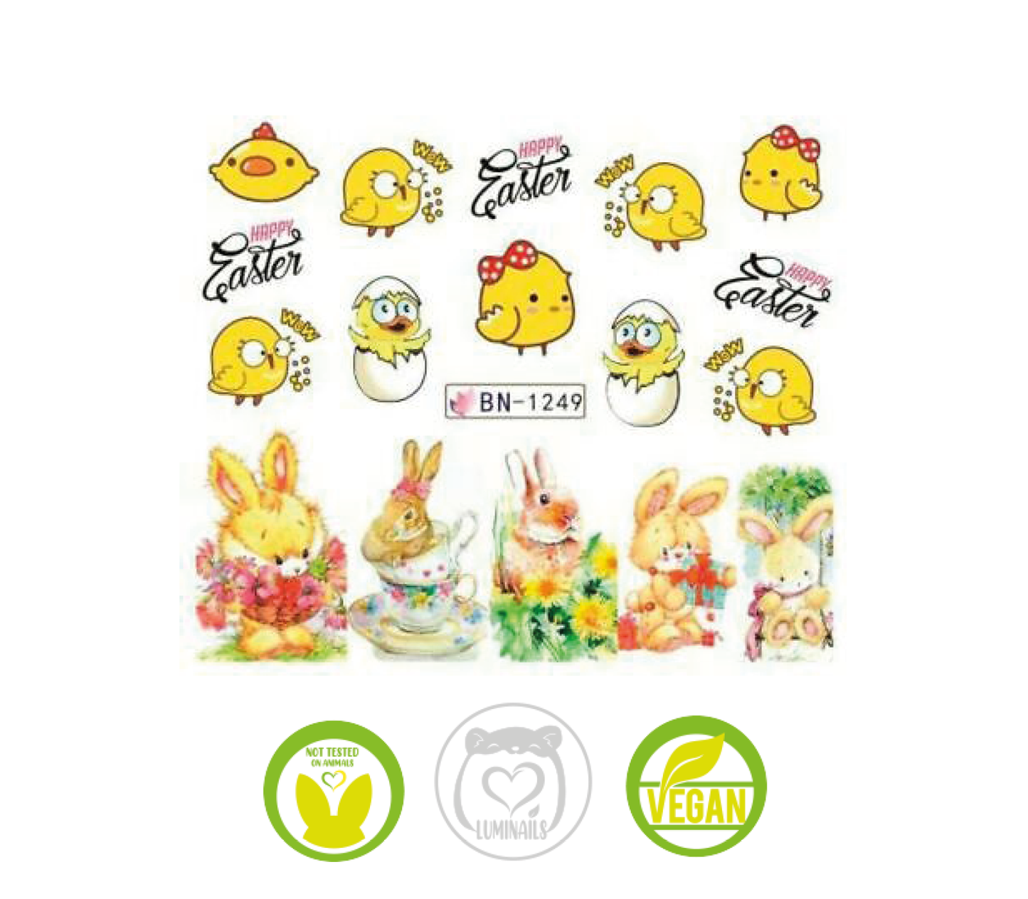 Waterdecal Trasferelli: PASQUA (16 varianti)