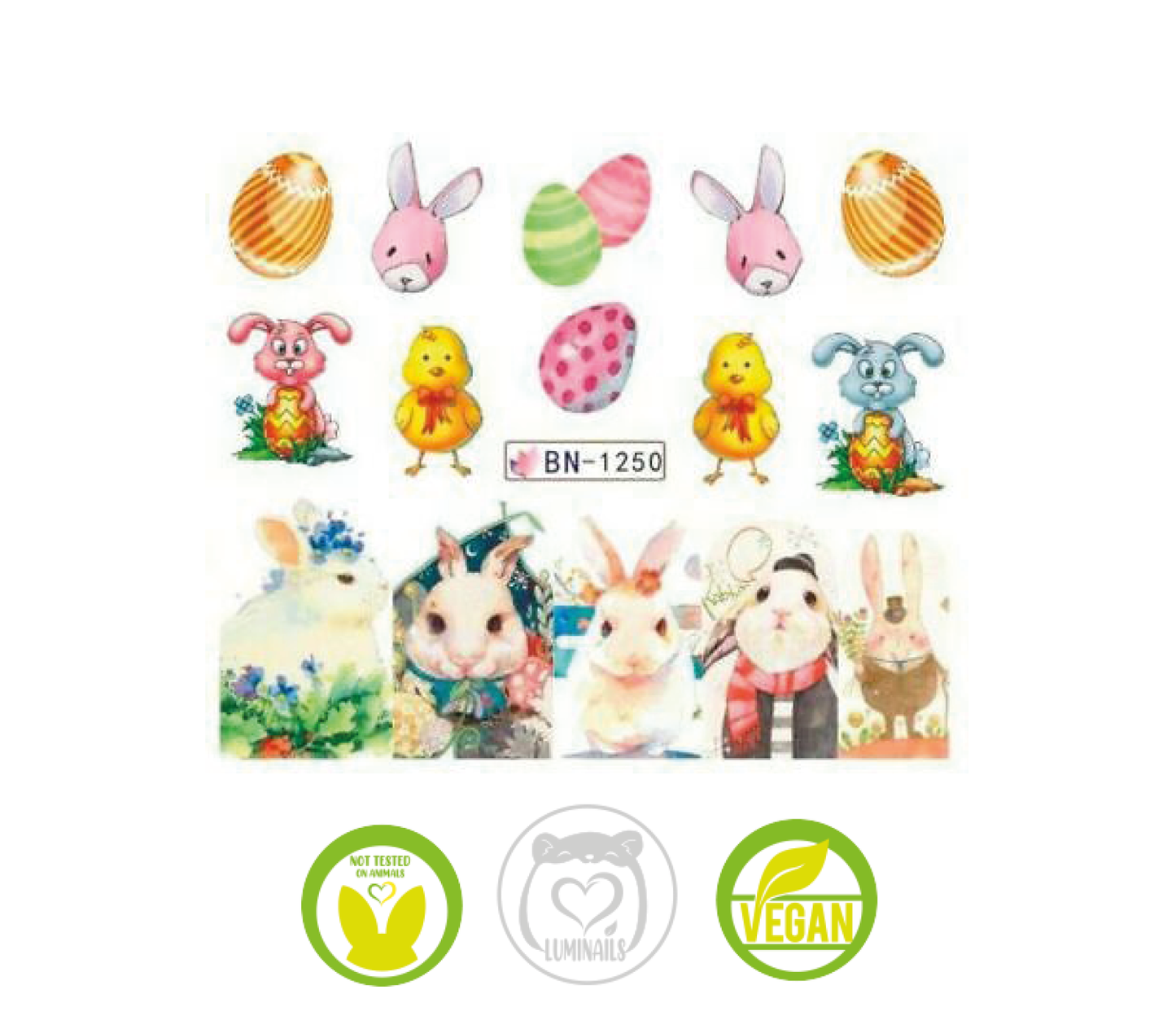 Waterdecal Trasferelli: PASQUA (16 varianti)