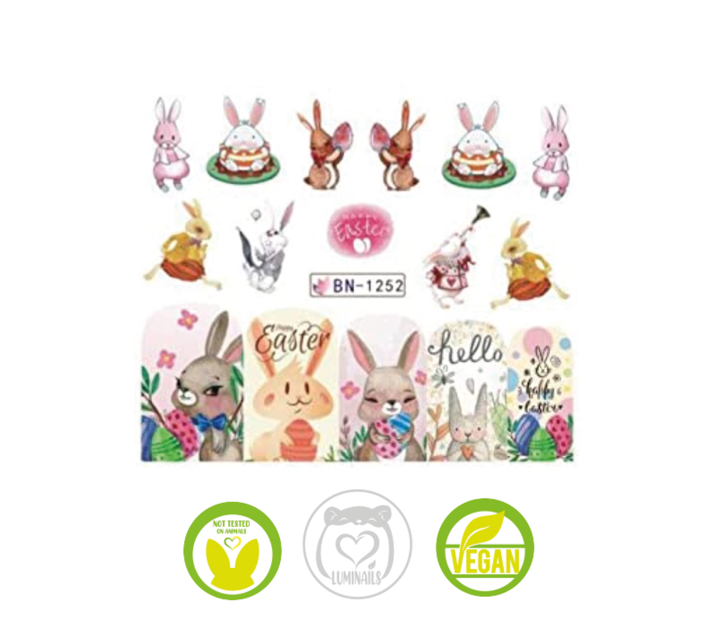 Waterdecal Trasferelli: PASQUA (16 varianti)