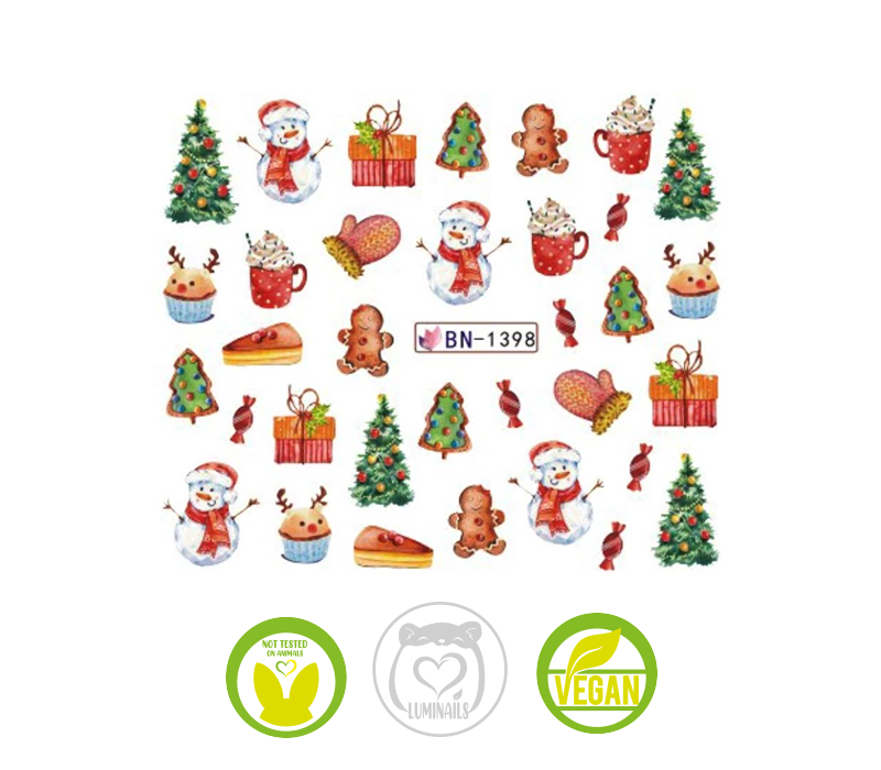 Waterdecal Trasferello: NATALE (34 varianti)