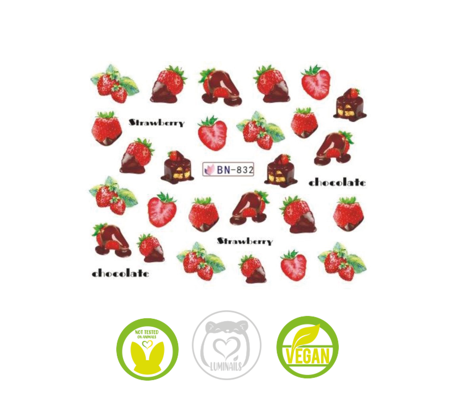 Waterdecal Trasferello: FRUTTA (11 varianti)