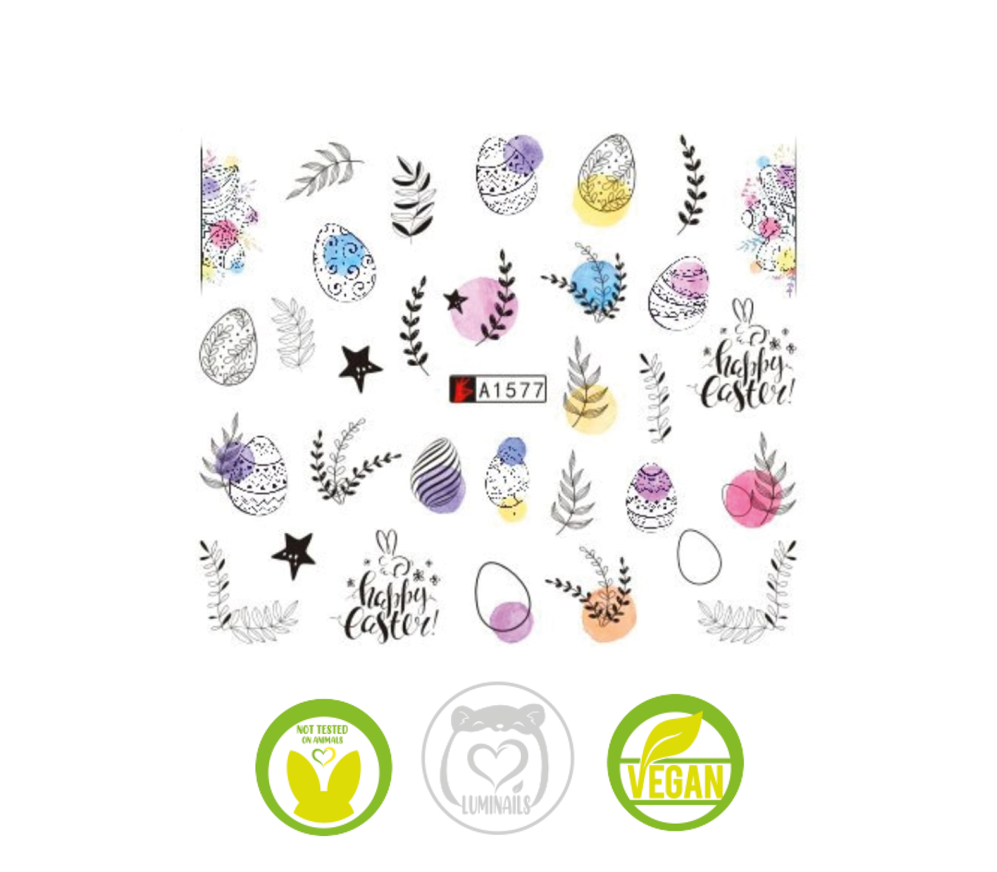 Waterdecal Trasferelli: PASQUA (16 varianti)