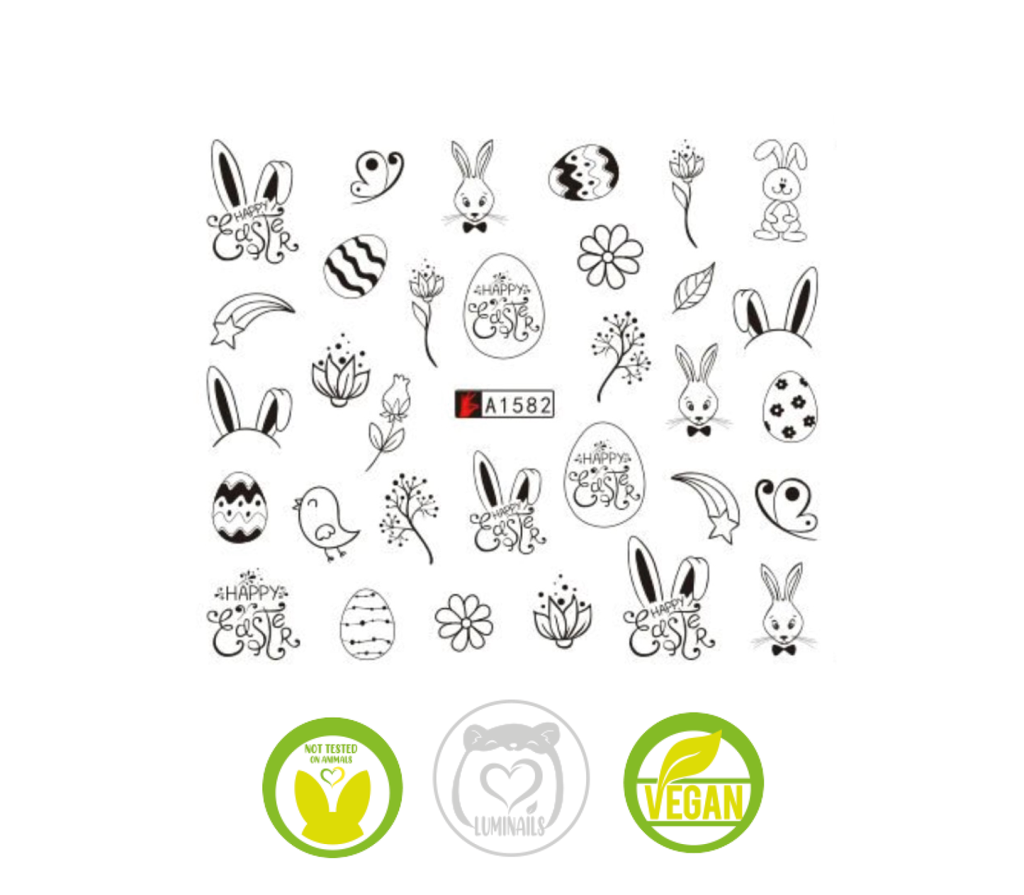 Waterdecal Trasferelli: PASQUA (16 varianti)