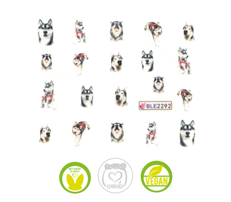 Waterdecal Trasferello: CANI (7 varianti)