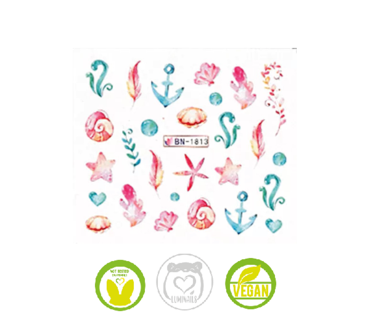 Waterdecal Trasferello: SEA LIFE (11 varianti)