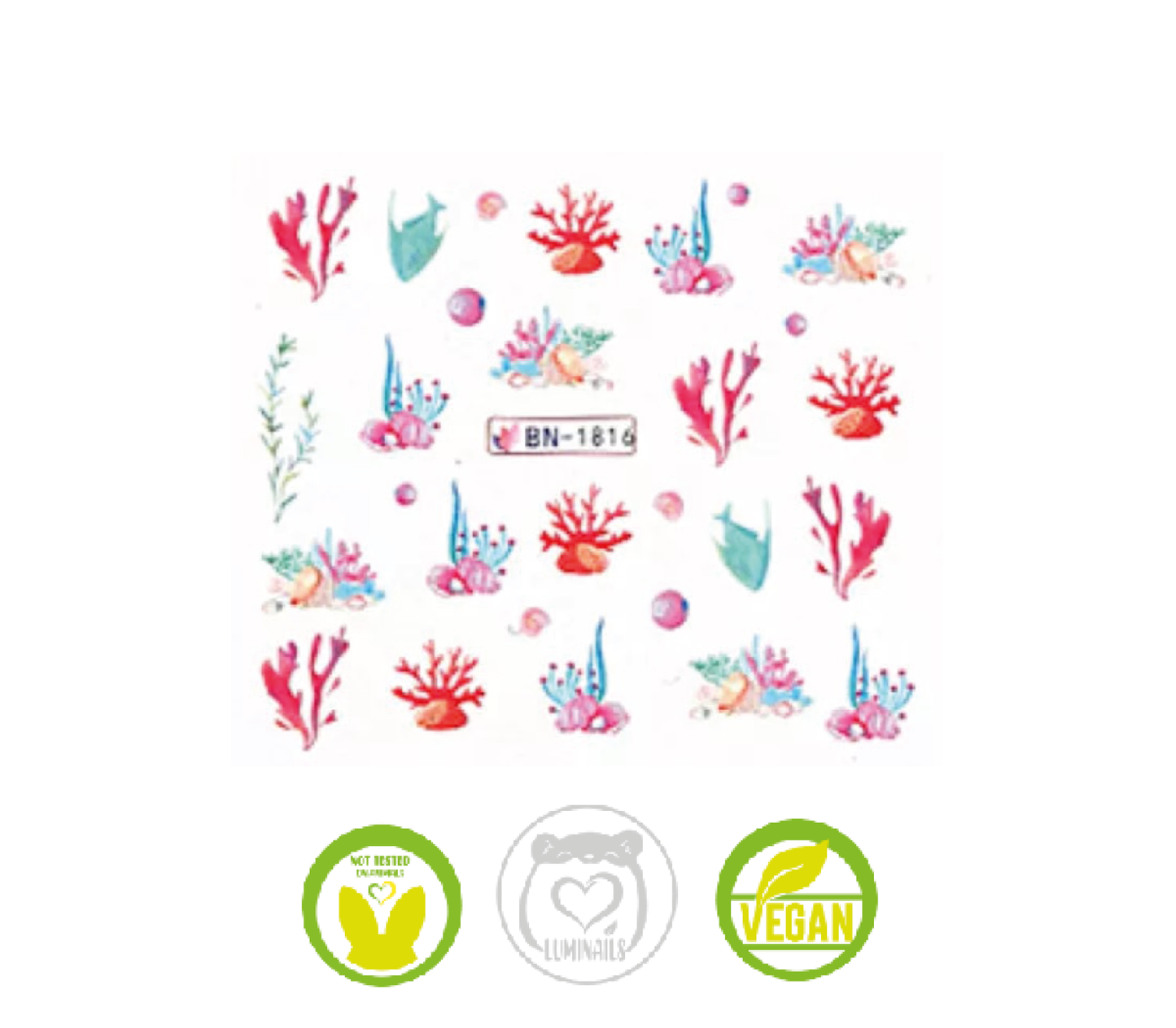 Waterdecal Trasferello: SEA LIFE (11 varianti)