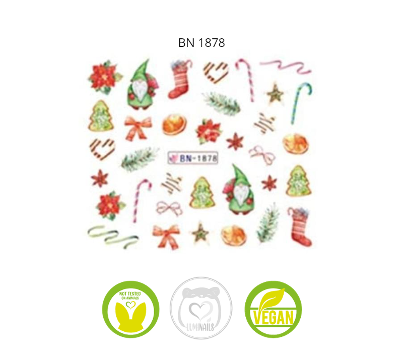 Waterdecal Trasferello: NATALE (34 varianti)