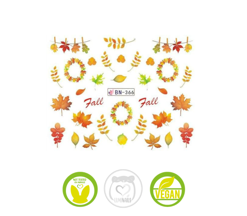 Waterdecal Trasferello: AUTUMN (20 varianti)