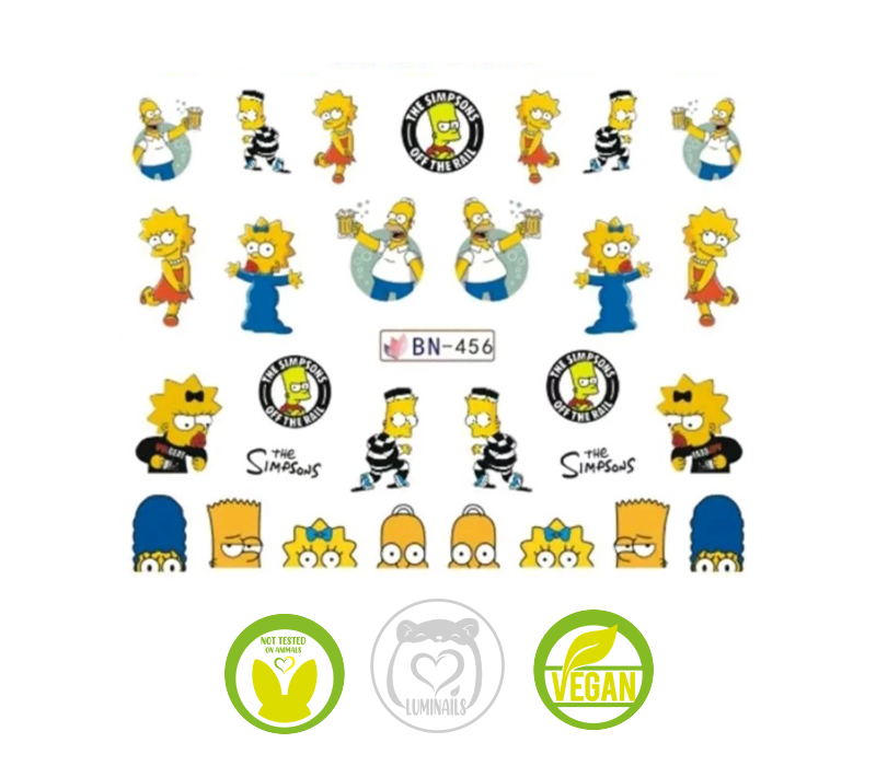 Waterdecal Trasferello: SIMPSON (7 varianti)