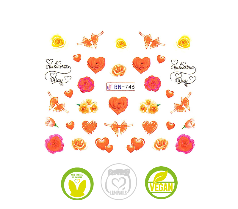 Waterdecal Trasferelli: LOVE & WORDS (30 varianti)