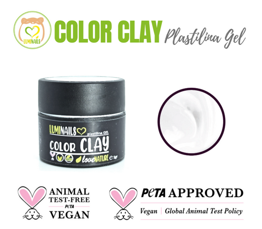 Plastilina Color Clay Gel 5gr WHITE