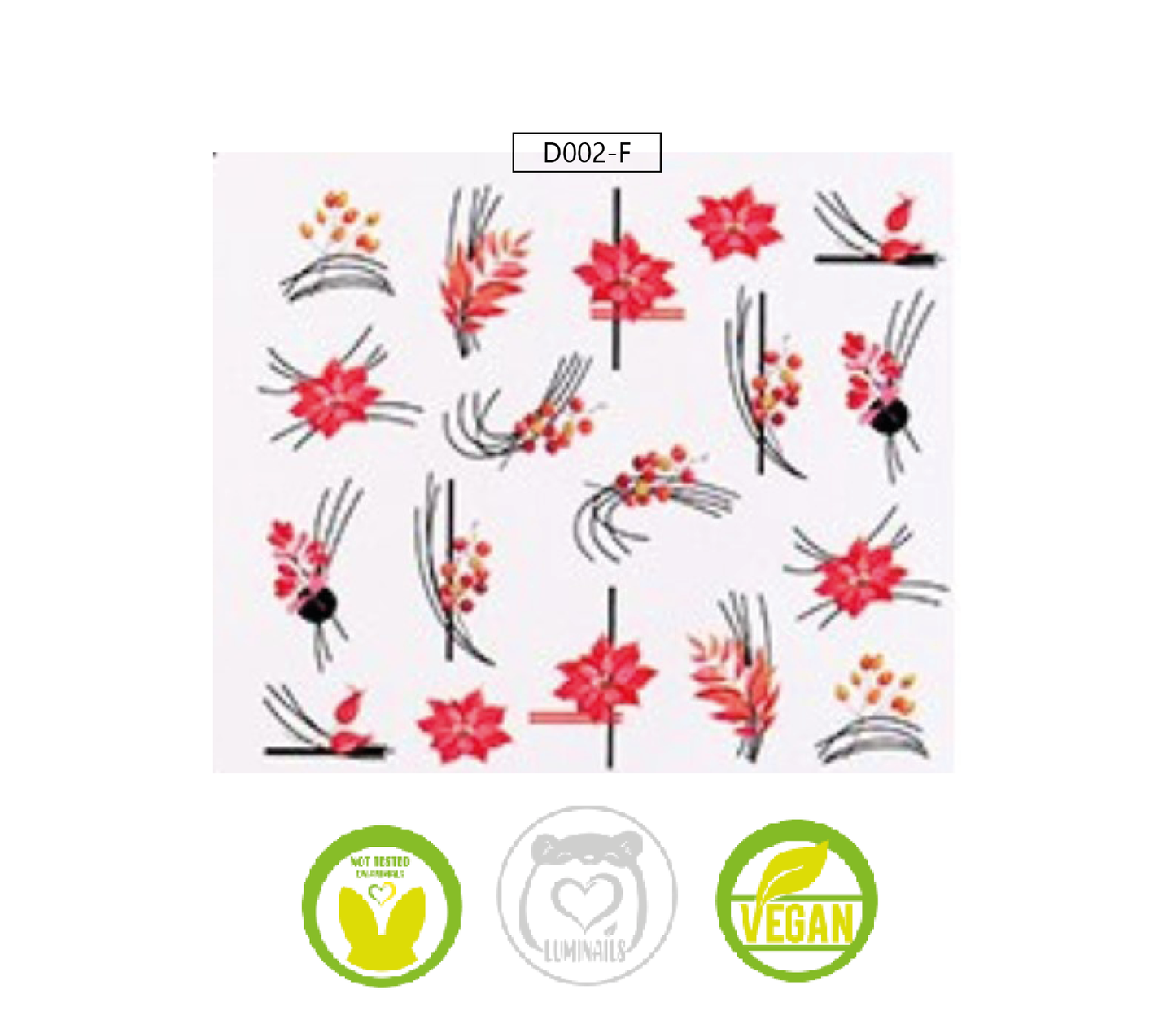 Waterdecal Trasferello: SPRING (36 varianti)
