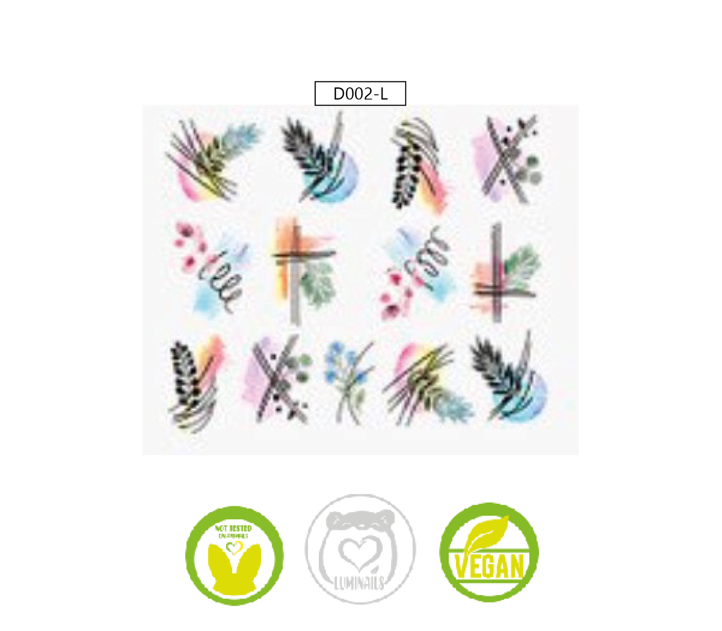 Waterdecal Trasferello: SPRING (36 varianti)