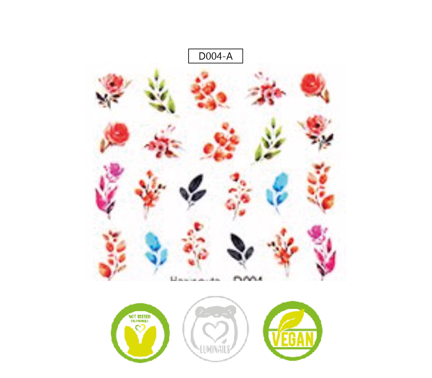 Waterdecal Trasferello: SPRING (36 varianti)