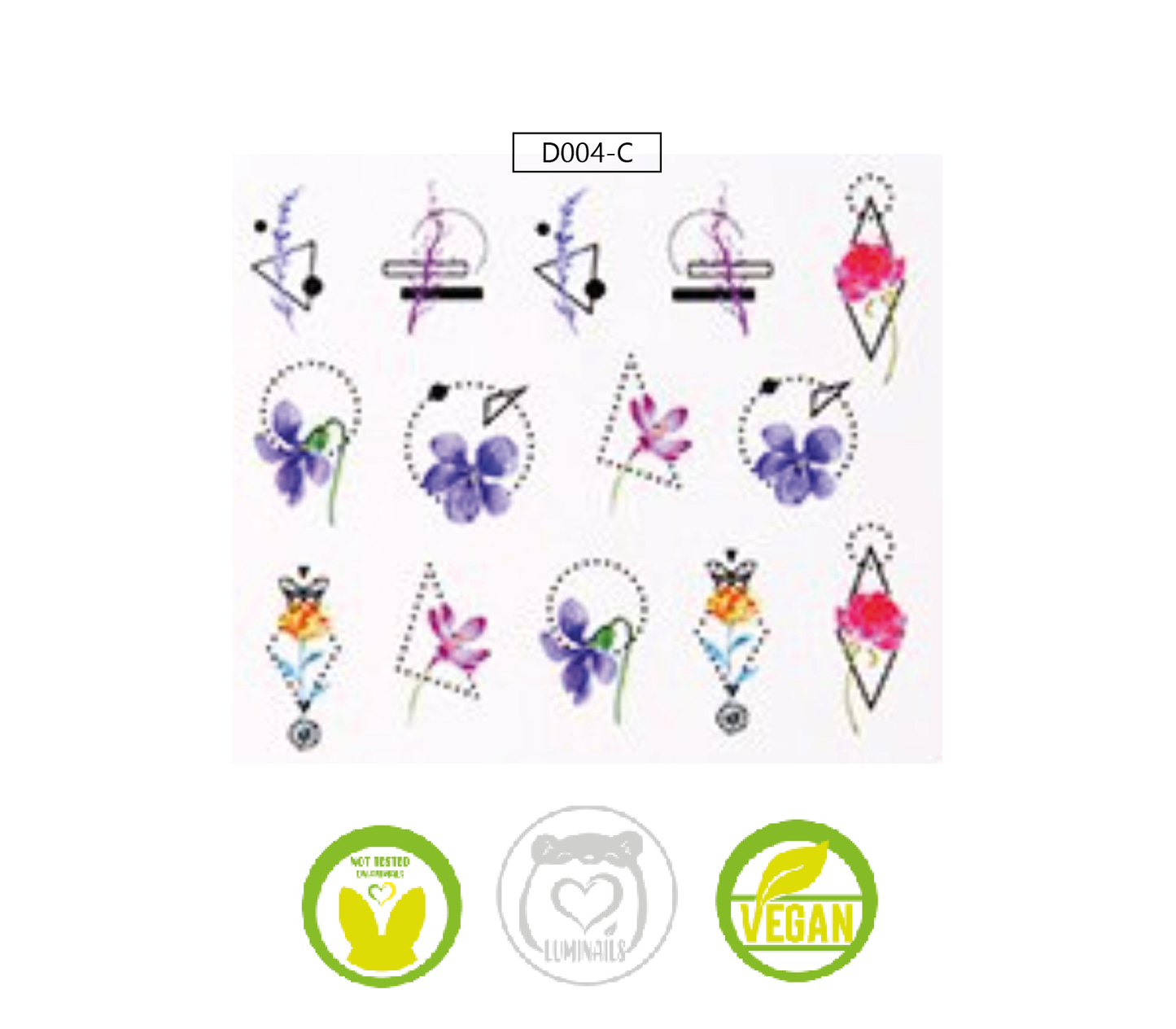 Waterdecal Trasferello: SPRING (36 varianti)