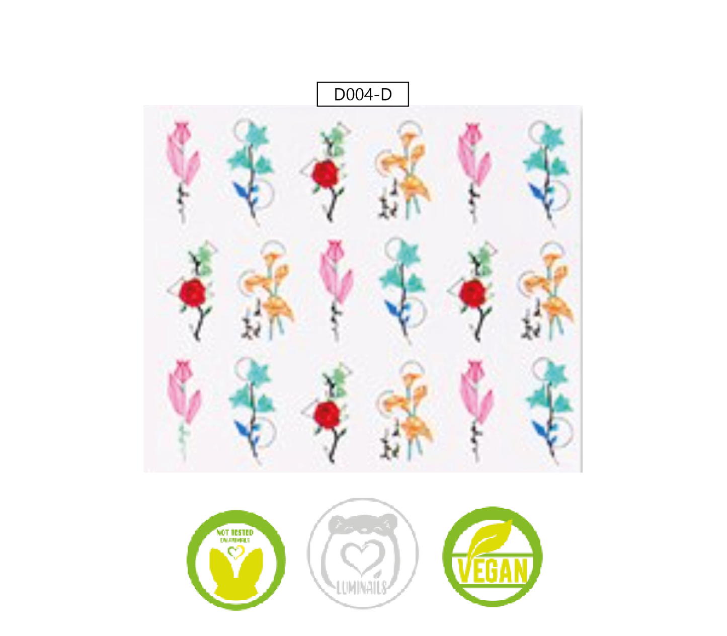 Waterdecal Trasferello: SPRING (36 varianti)