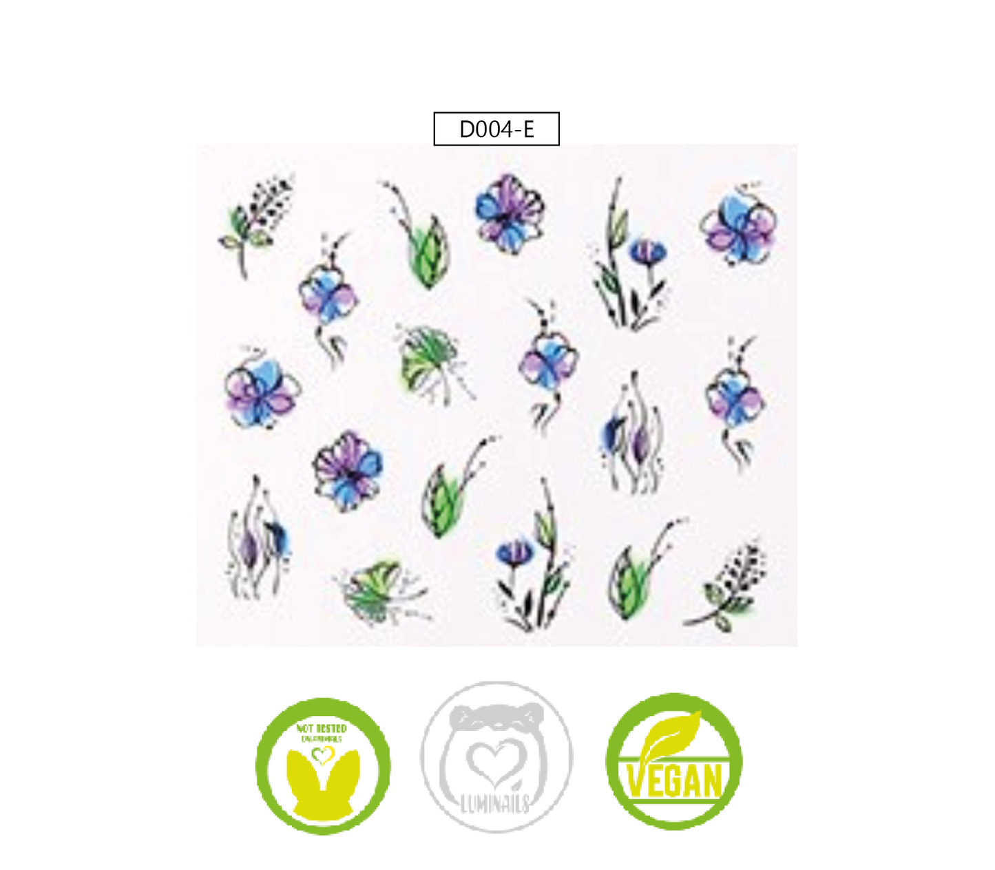Waterdecal Trasferello: SPRING (36 varianti)