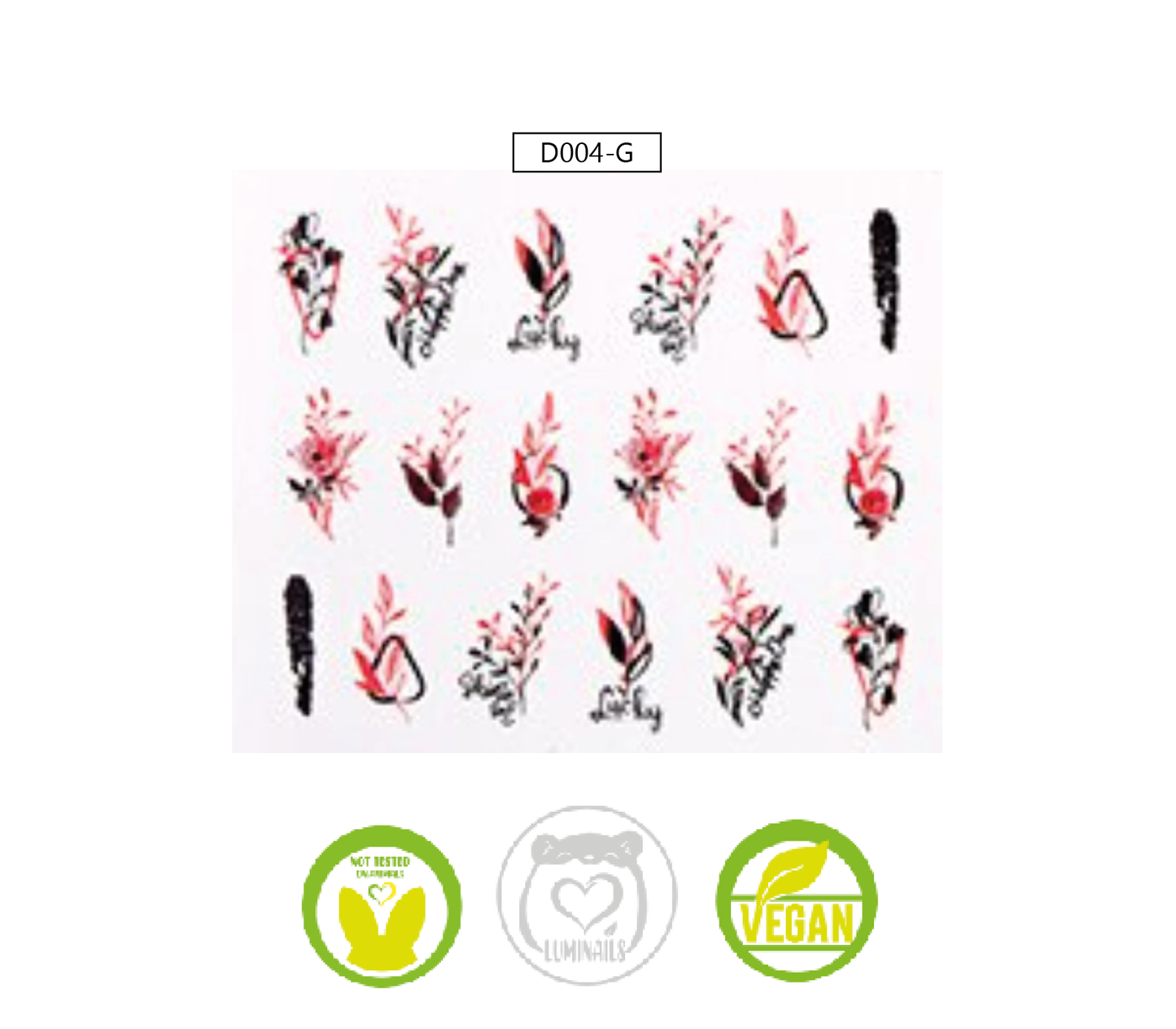 Waterdecal Trasferello: SPRING (36 varianti)