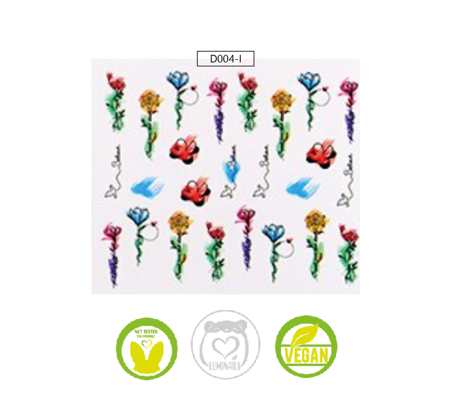 Waterdecal Trasferello: SPRING (36 varianti)