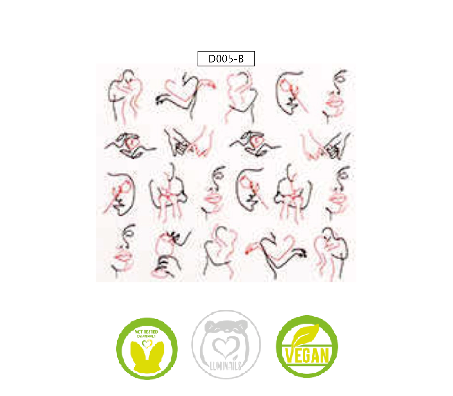 Waterdecal Trasferello: SHAPE (12 varianti)
