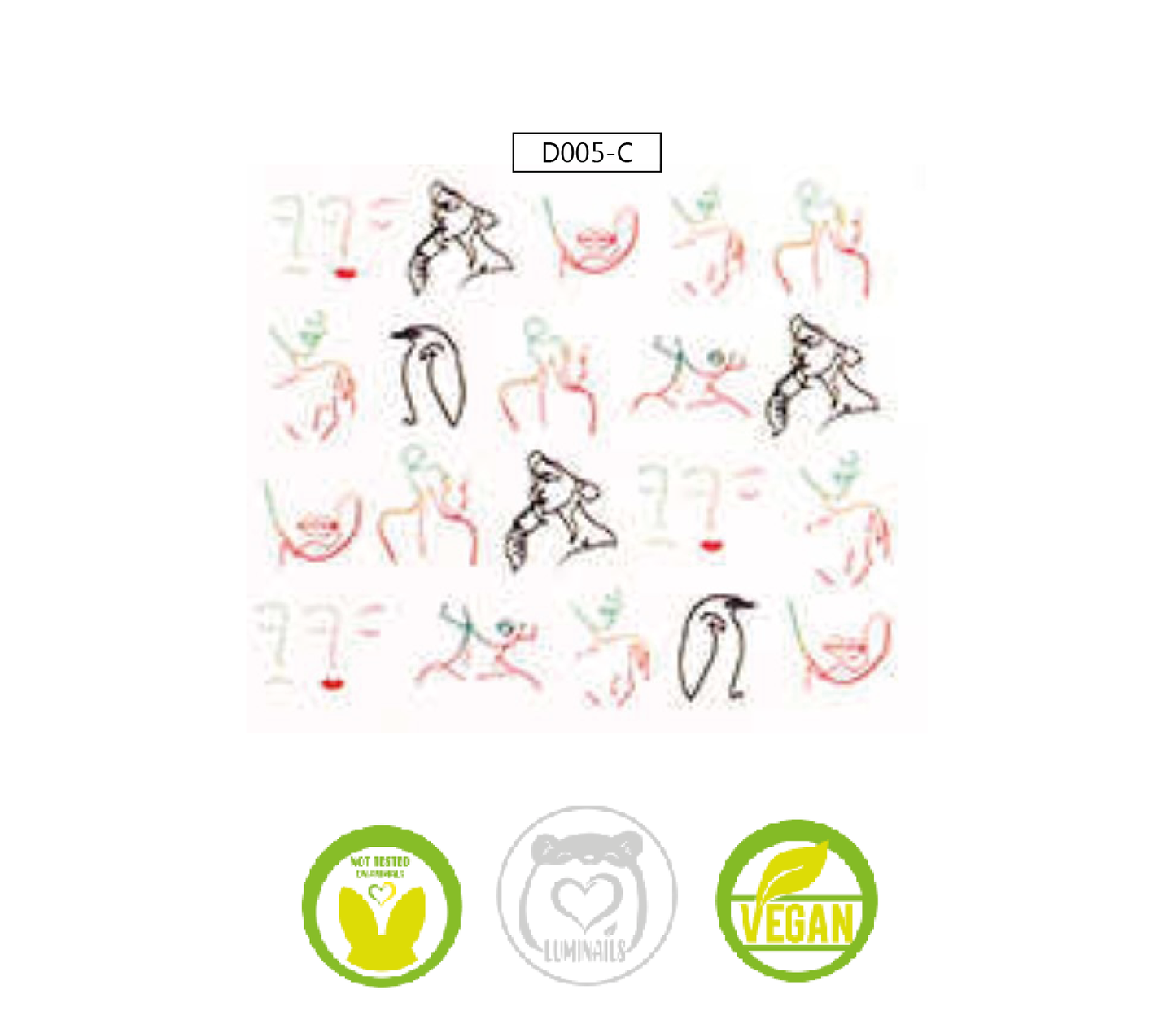 Waterdecal Trasferello: SHAPE (12 varianti)