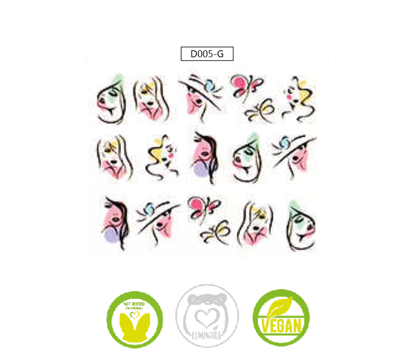 Waterdecal Trasferello: SHAPE (12 varianti)