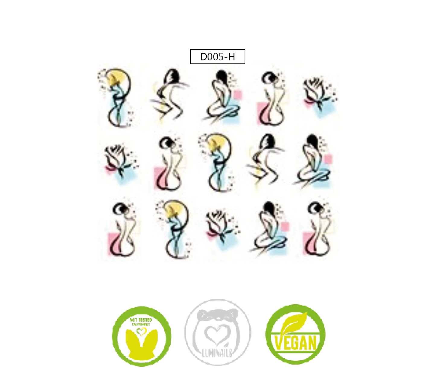 Waterdecal Trasferello: SHAPE (12 varianti)