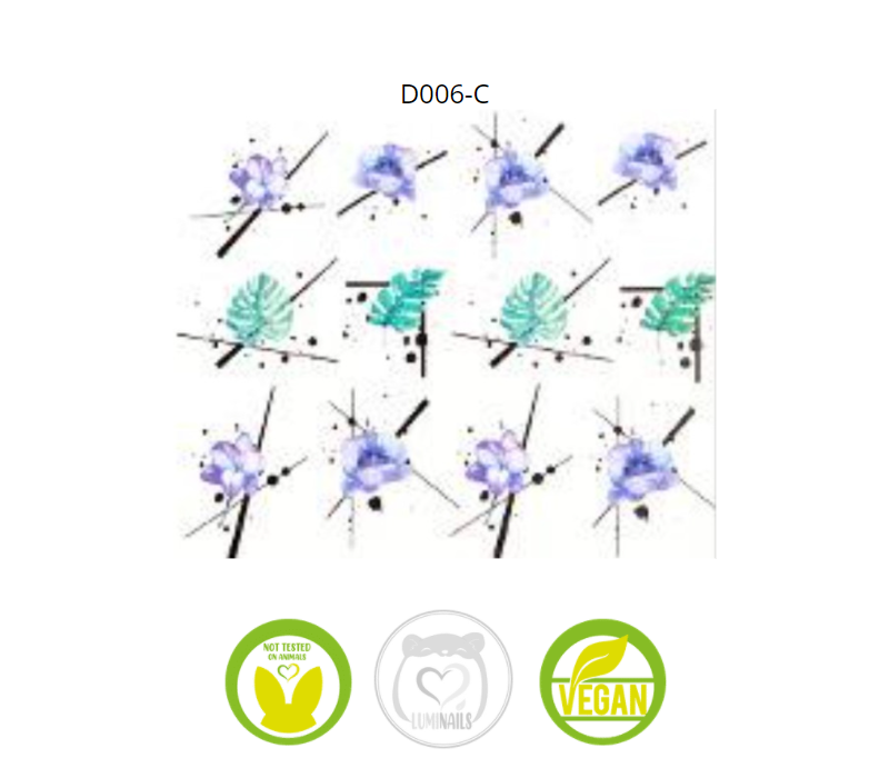 Waterdecal Trasferello: SPRING (36 varianti)