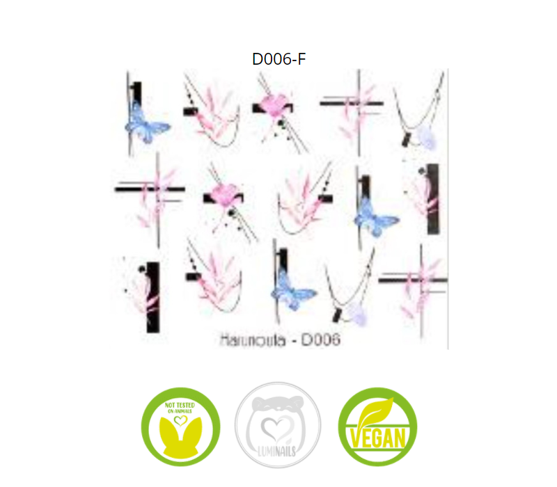 Waterdecal Trasferello: SPRING (36 varianti)