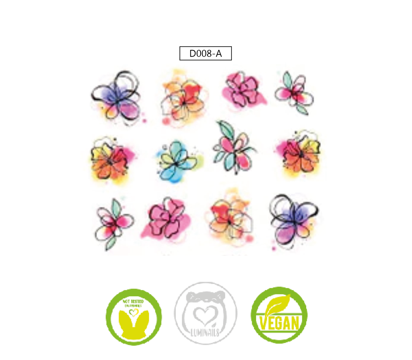 Waterdecal Trasferello: SPRING (36 varianti)