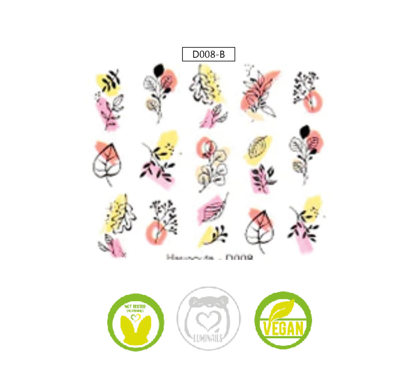 Waterdecal Trasferello: SPRING (36 varianti)