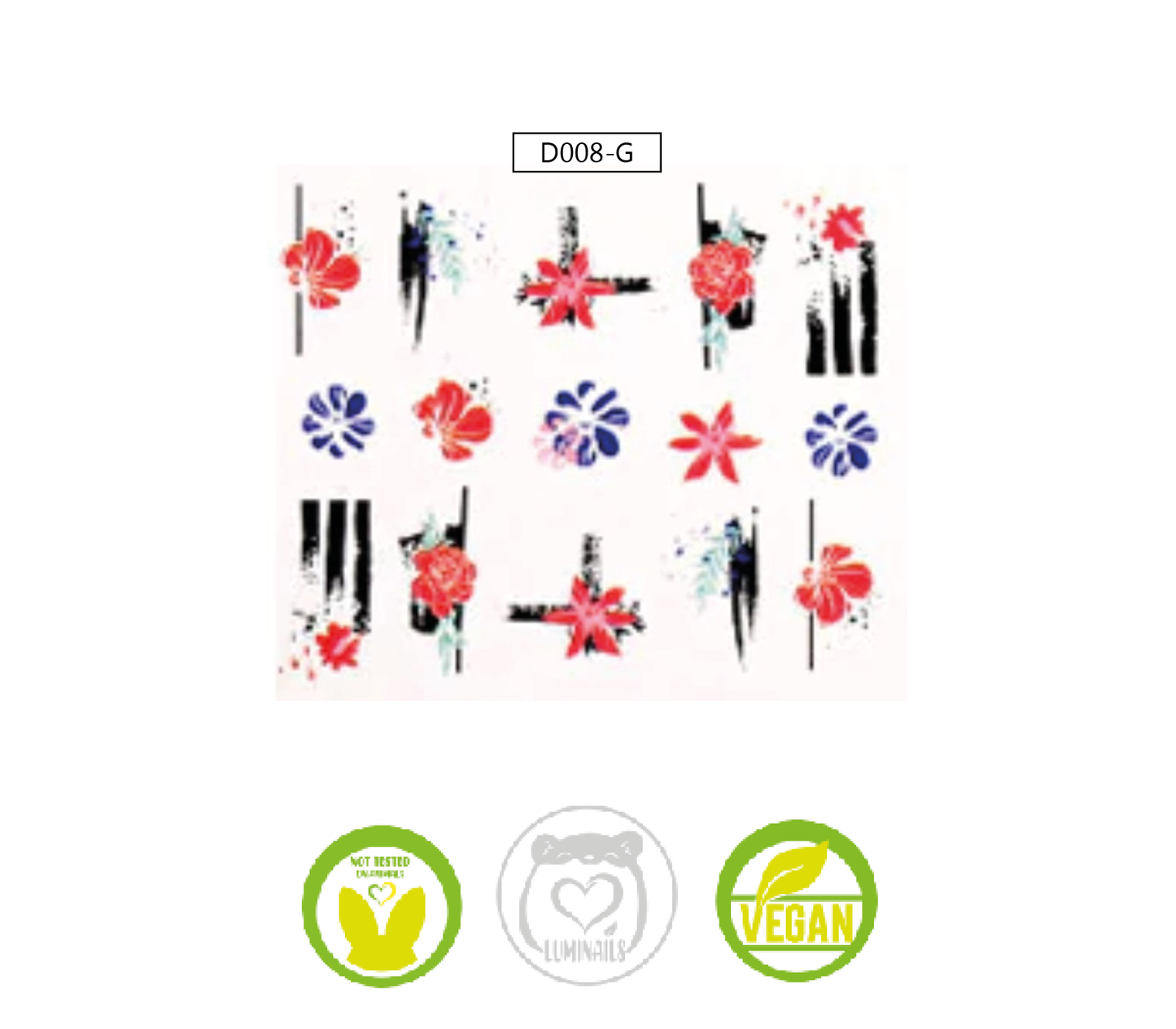 Waterdecal Trasferello: SPRING (36 varianti)