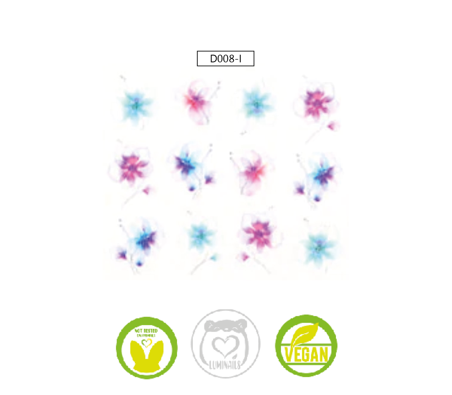 Waterdecal Trasferello: SPRING (36 varianti)