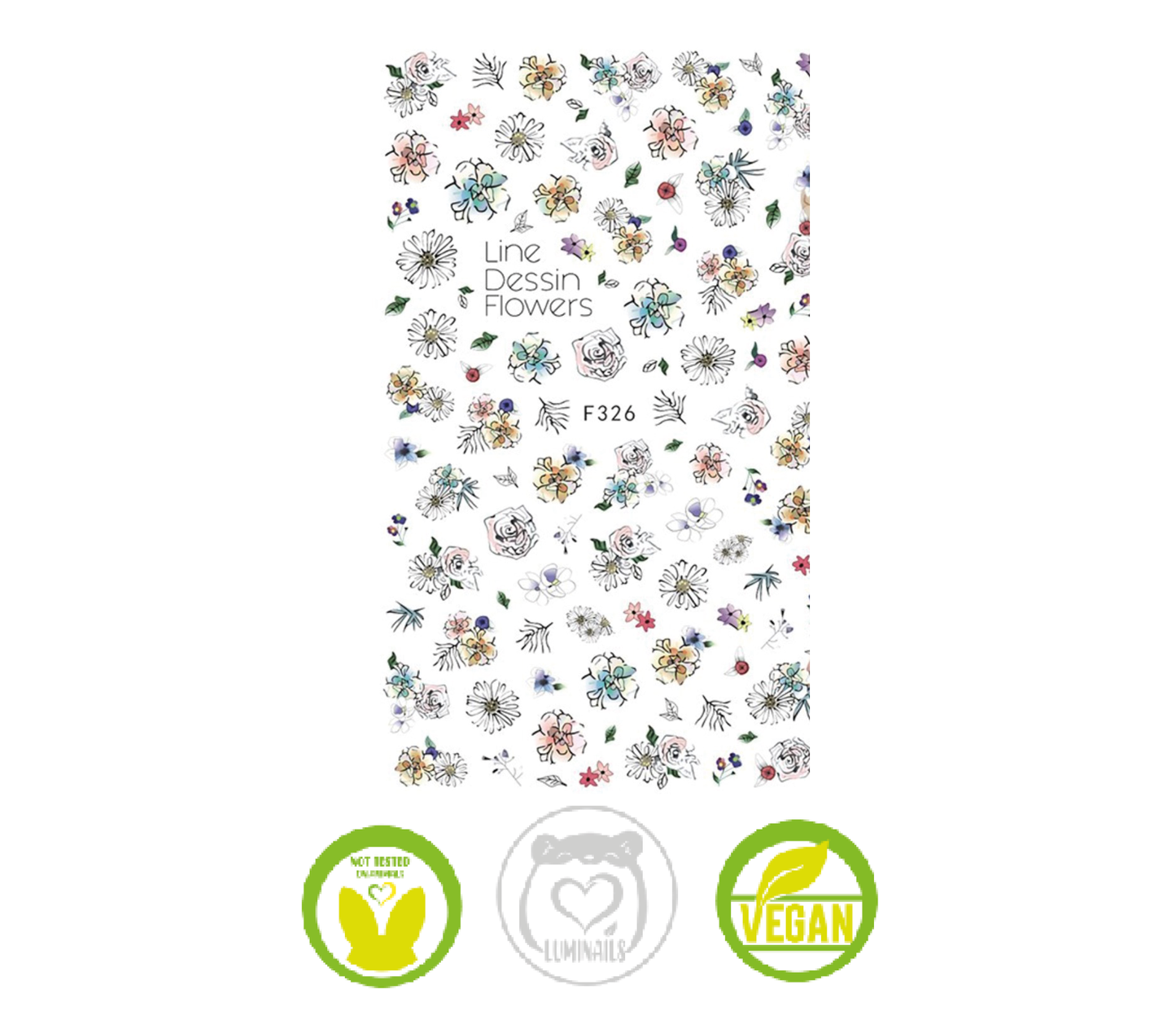 Stickers Flowers & Leaves (20 varianti)