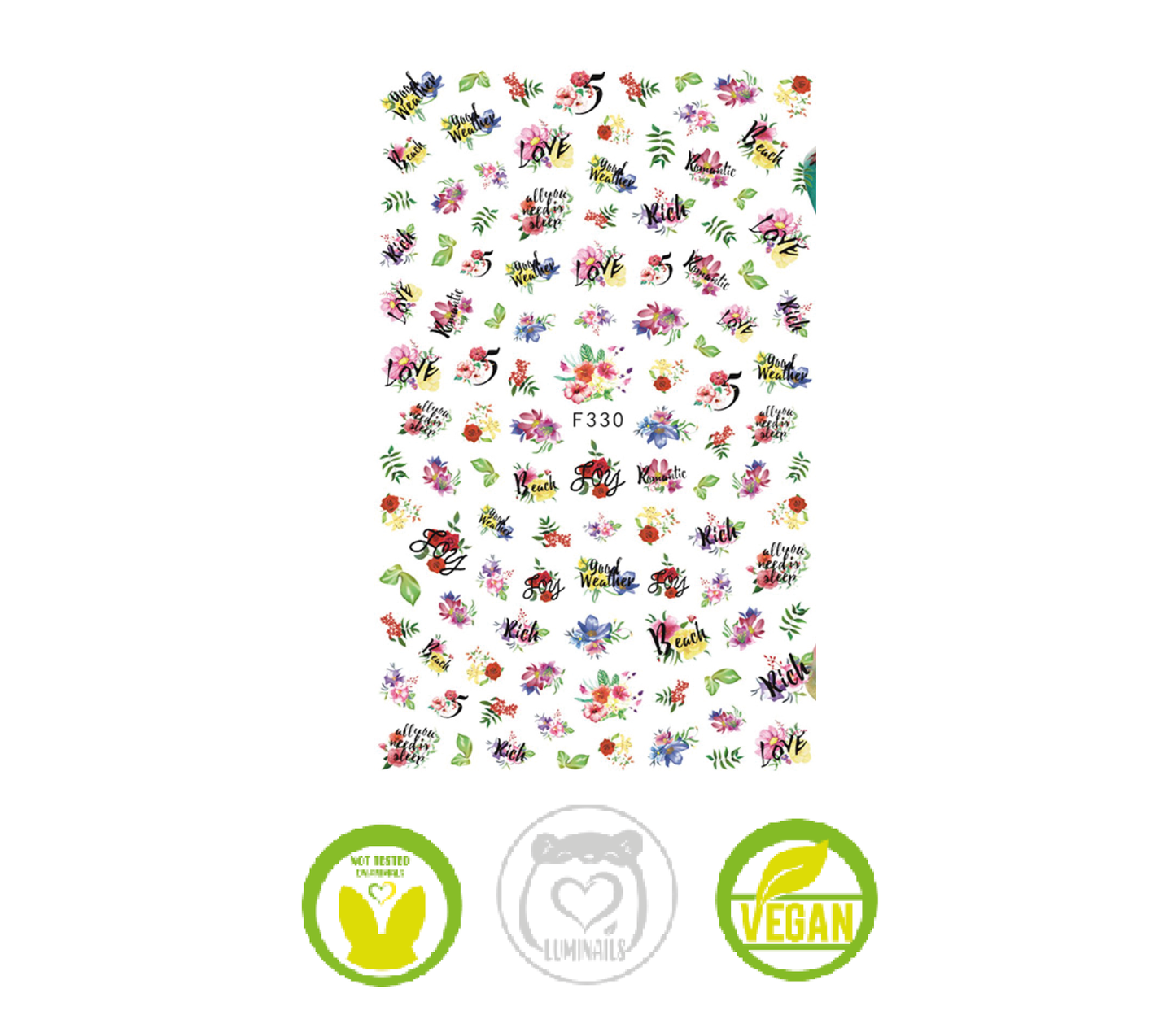 Stickers Flowers & Leaves (20 varianti)