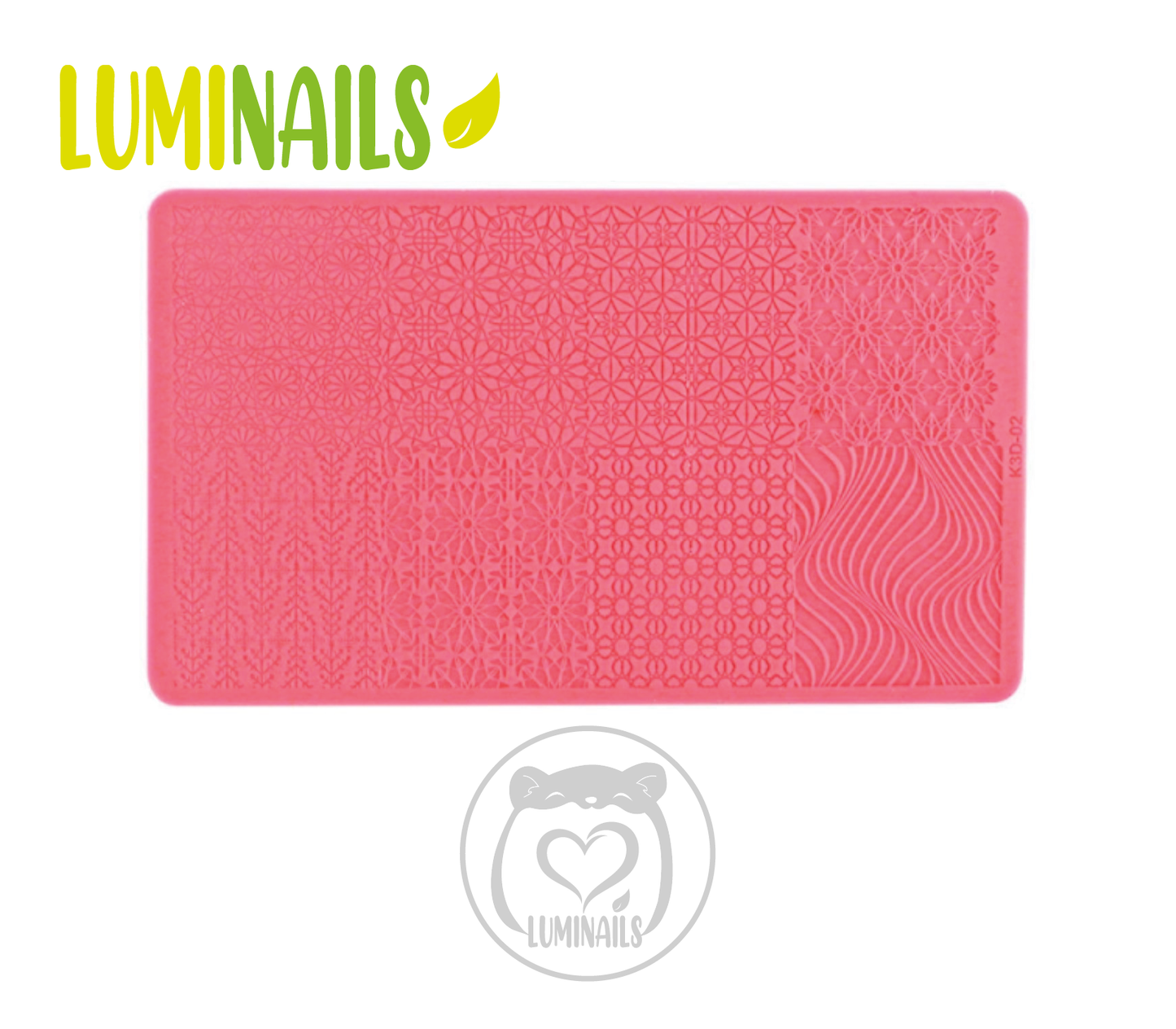 Stamping 3D-02 Model in silicone 14x8,2 cm