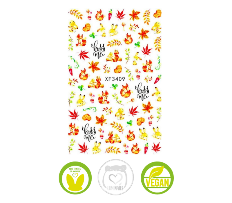 Stickers Flowers & Leaves (20 varianti)