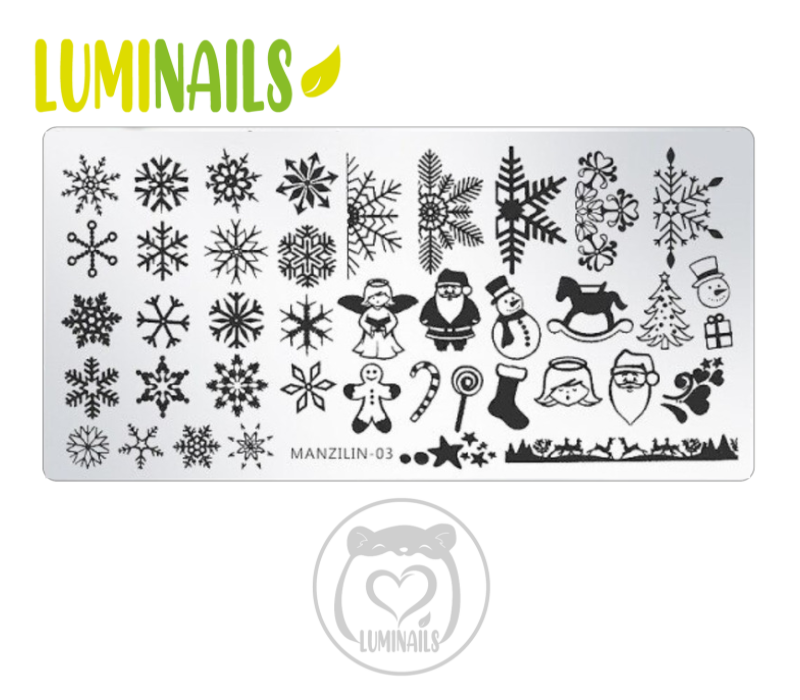 Piastrina Stamping: Christmas X03