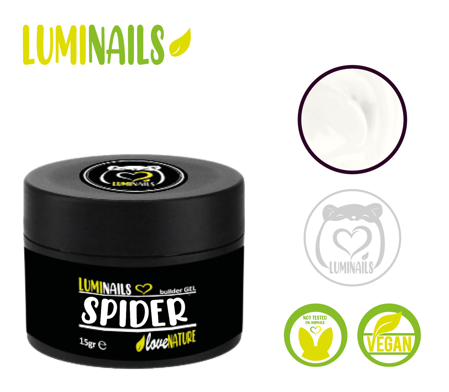 Spider Gel White 5ml