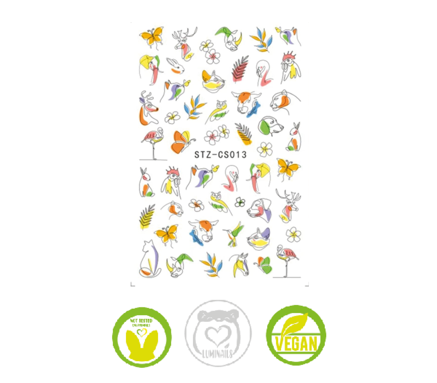 Stickers Animals (10 varianti)