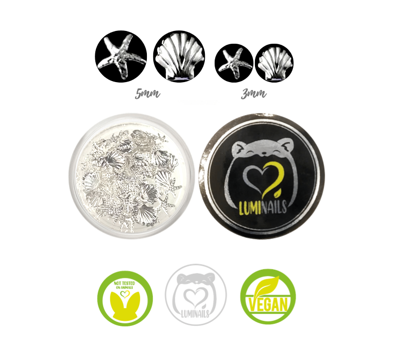 3D Metal SUMMER Silver