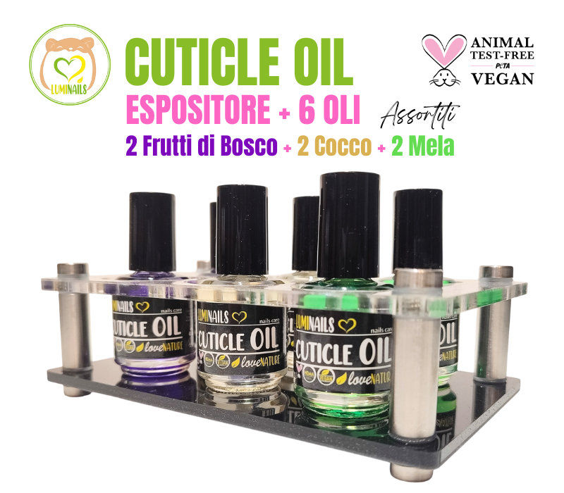Espositore Oli per Cuticole da RIVENDITA