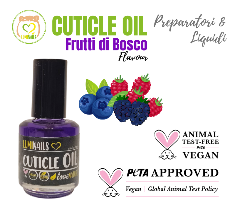 Olio per Cuticole FRUTTI DI BOSCO 15ml