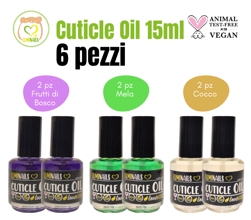 Oli per Cuticole 15ml (Offerta per RIVENDITA)